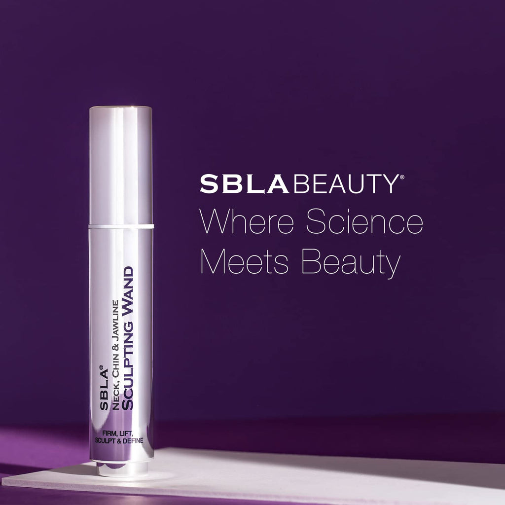 SBLA Beauty Neck, Chin & Jawline Sculpting Wand – 0.7 Fl Oz / 20 mL | Lift, Firm & Define