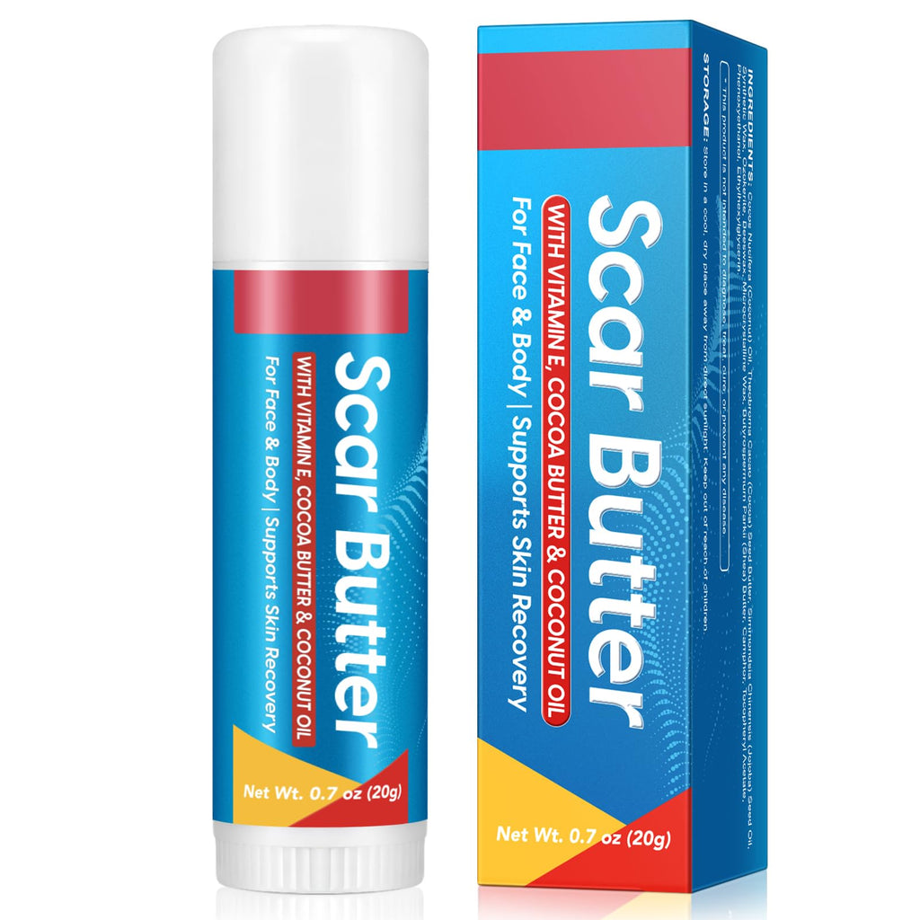 Scar Butter – Vitamin E, Cocoa Butter & Coconut Oil Scar Repair Stick (20g)