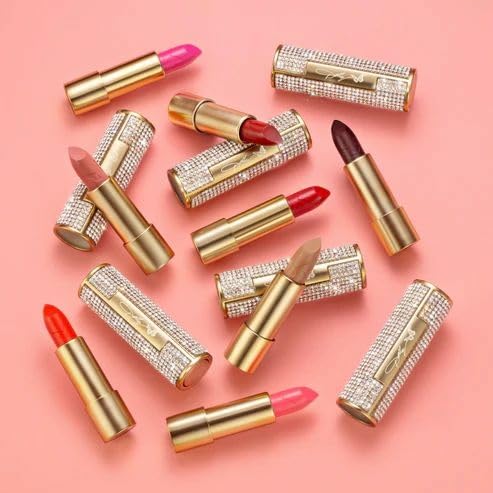 Dolly Beauty Heaven's Kiss Lipstick by SCENT BEAUTY — Hydrating Satin Lipstick in Jolene Red