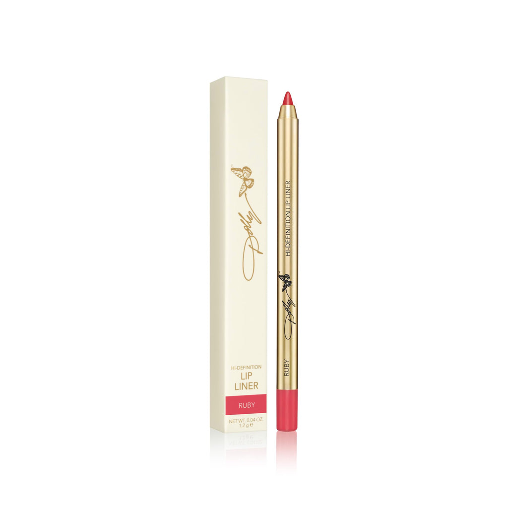 SCENT BEAUTY Dolly Beauty Hi-Definition Lip Liner – All-Day Demi-Matte, Vegan, Ruby