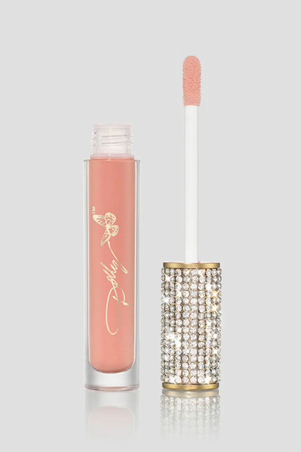 SCENT BEAUTY Dolly Beauty Hi-Gloss Lips — Non-Sticky Lip Gloss, Rose Petal