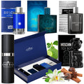 Scent Town Four Designer Cologne Minis Gift Set | Refillable Atomizer Included