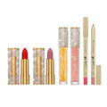 SCENT BEAUTY Dolly Beauty Lip Bundle – Heaven's Kiss Lipstick (Jolene Red & Rosebud), Hi-Gloss Lips (Gold Dust & Rose Petal), Hi-Definition Lip Liner (Ruby & Dawn)