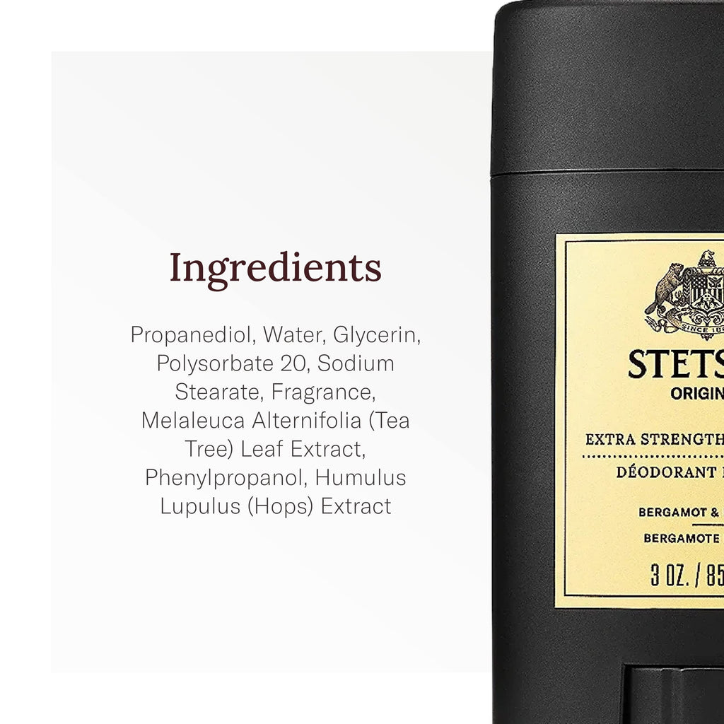 STETSON Extra Strength Gel Deodorant for Men – Original, Aluminum-Free, 3 oz, 3-Pack by SCENT BEAUTY