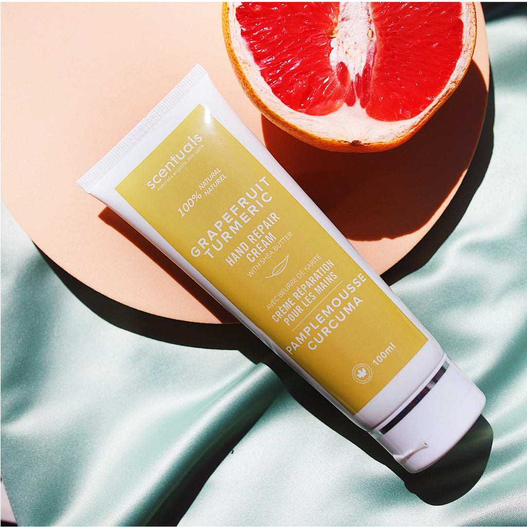 Scentuals Hand Cream Set of 2 — Shea, Cocoa Butter, Argan & Almond Oil | Coconut Cocoa Butter + Grapefruit Turmeric | 100ml x 2
