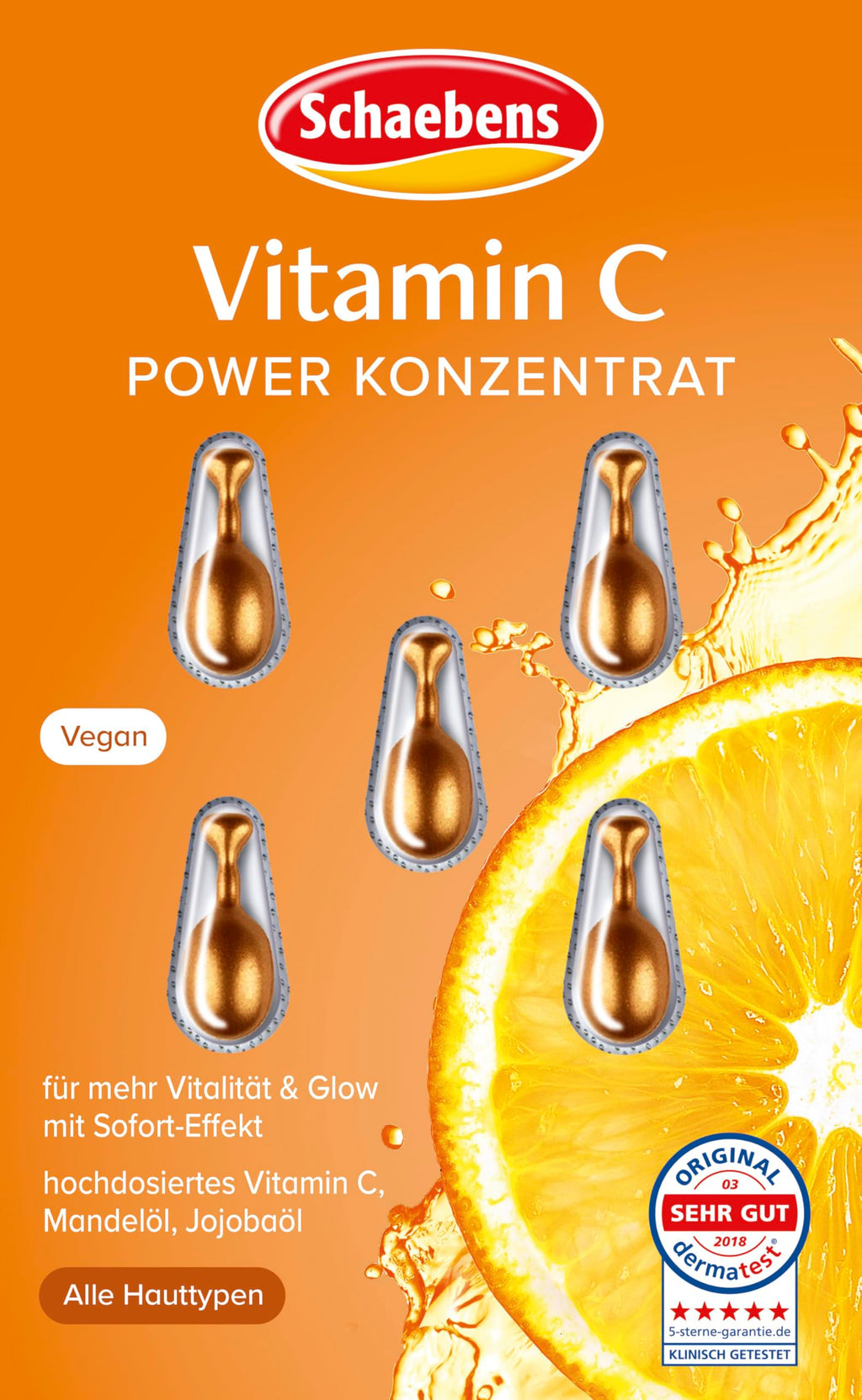Schaebens Vitamin C Power Concentrate – 3 x 5 pcs (Vegan)