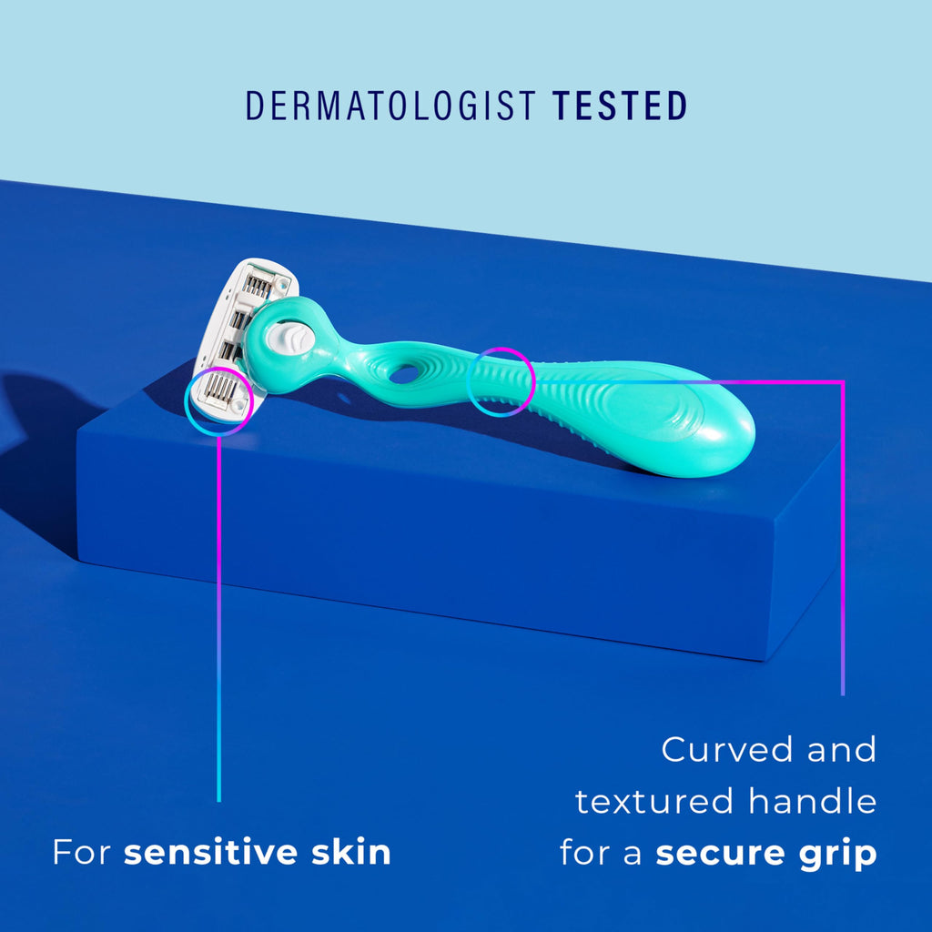 Schick Hydro Silk Sensitive Razor Refills – 4 Count | 5-Blade for Women with Sensitive Skin