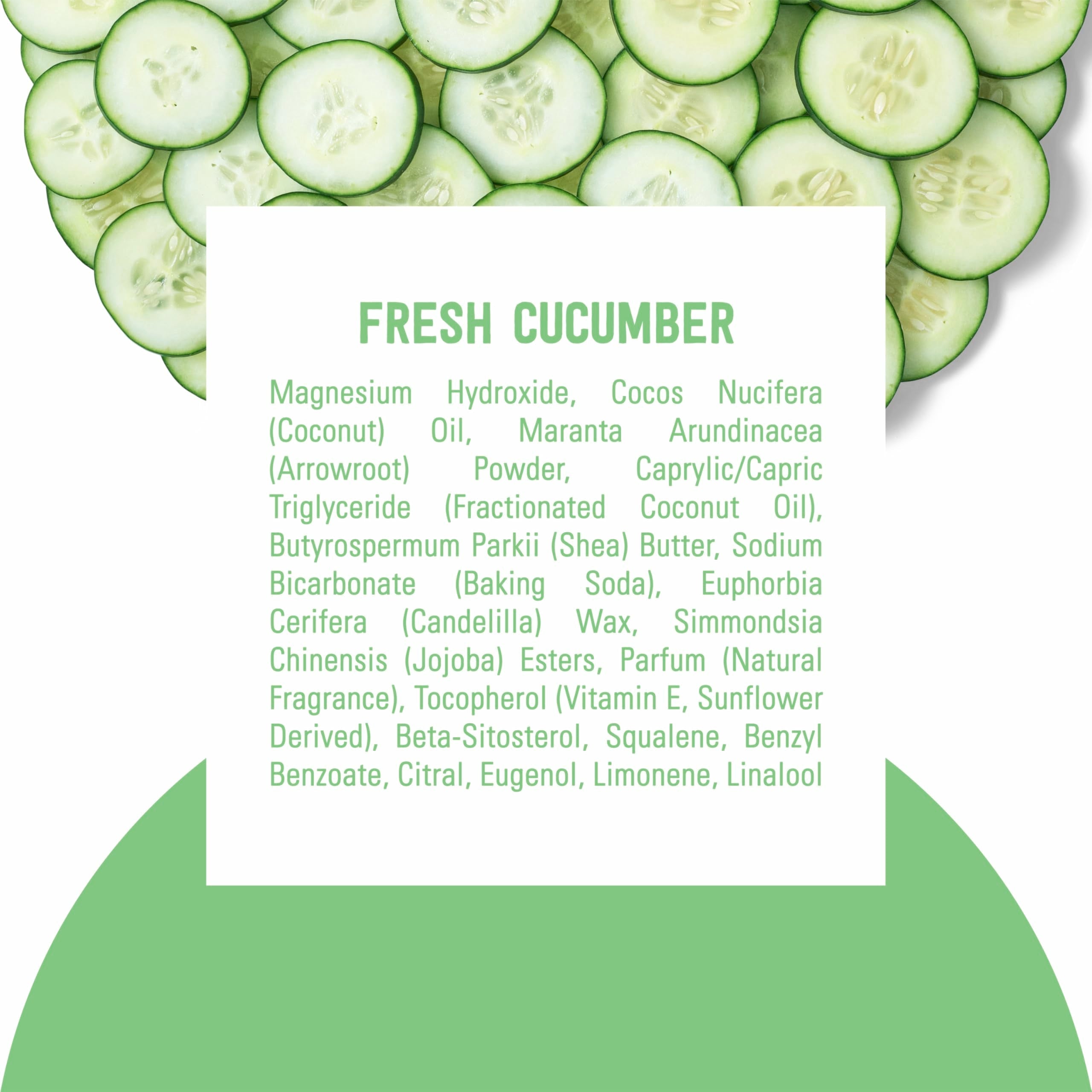 Schmidt's Aluminum-Free Fresh Cucumber Deodorant – 24h Odor Protection
