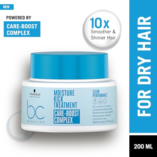 Schwarzkopf Professional BC BONACURE Hyaluronic Moisture Kick Treatment – Deep Hydration for Normal to Dry Hair (6.7 oz)
