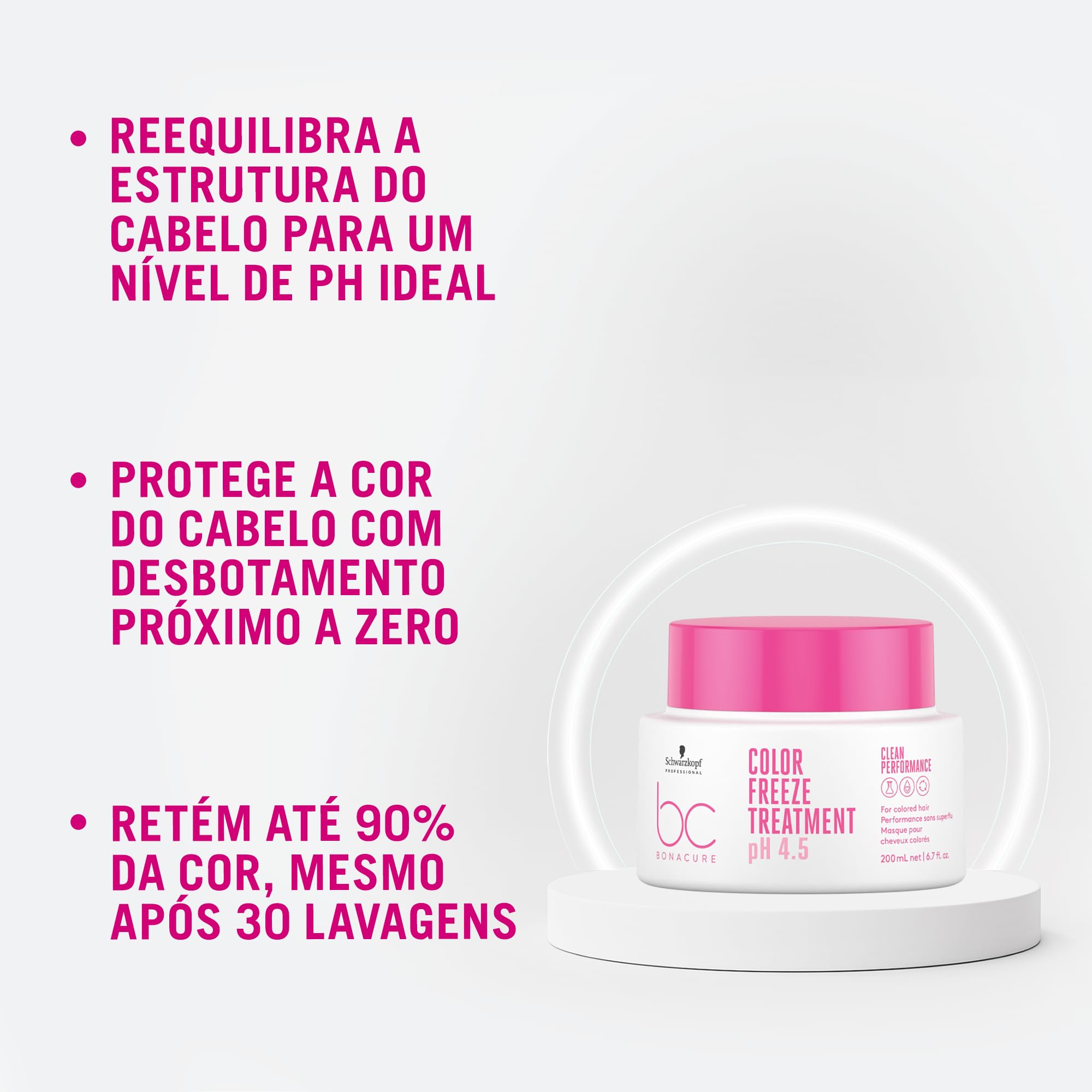 Schwarzkopf Professional BC Bonacure pH 4.5 Color Freeze Treatment – 6.7 oz