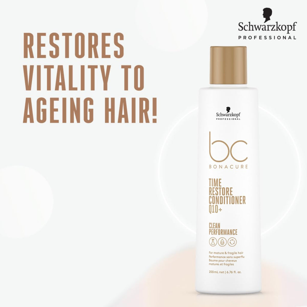 Schwarzkopf Professional BC Bonacure Q10+ Time Restore Conditioner, 6.7 oz