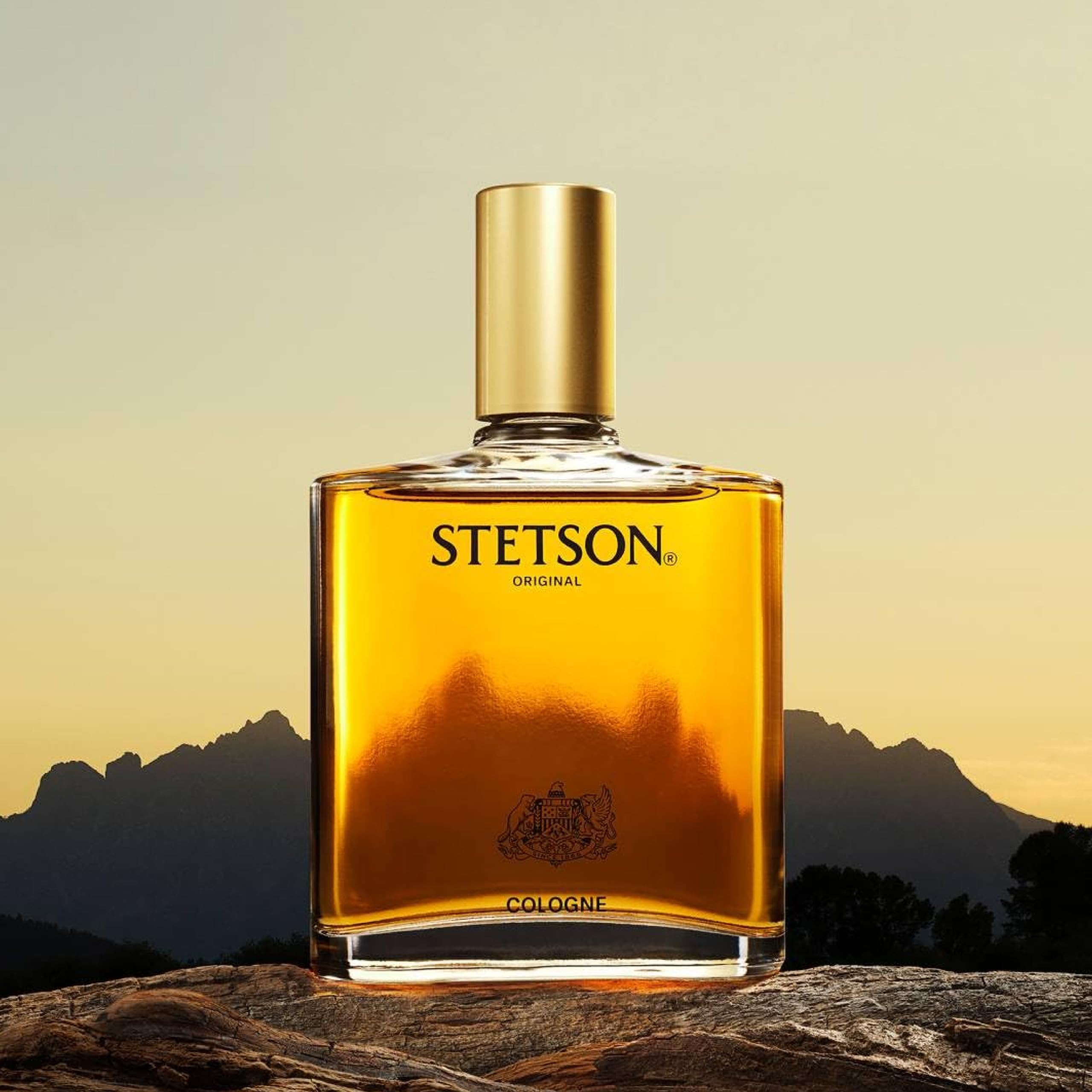 Stetson Original Eau de Cologne for Men | Bold, All-Day Wood-Citrus Scent | 3.5 oz & 20 mL | SCENT BEAUTY