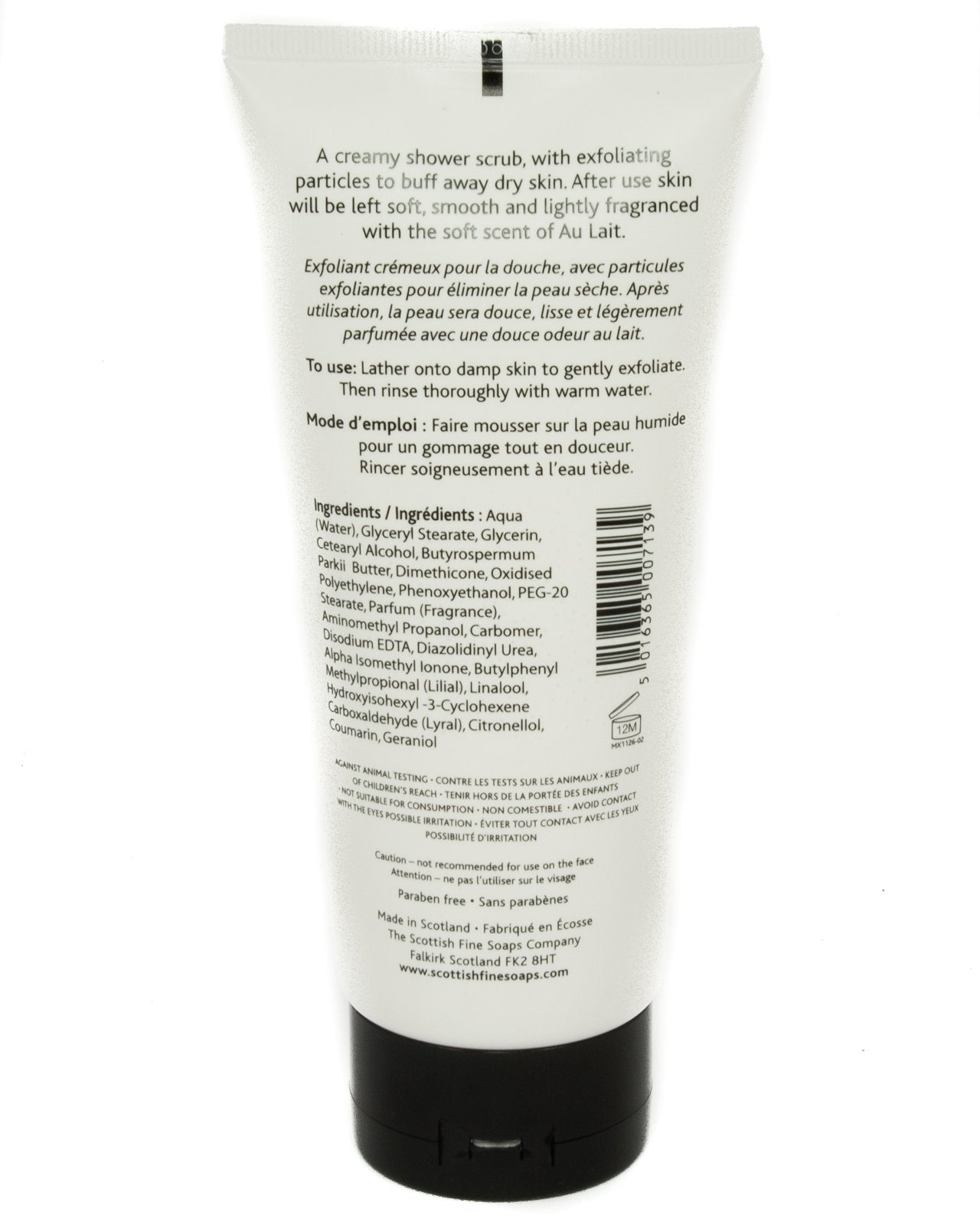Scottish Fine Soaps Au Lait Exfoliating Body Scrub 7 Fl Oz