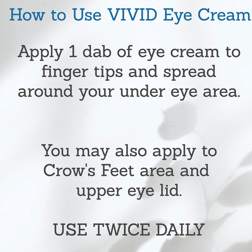 Script Essentials VIVID Peptide Eye Cream with Whitonyl – Dark Circles, Puffiness & Fine Lines, Hydration & Firmness