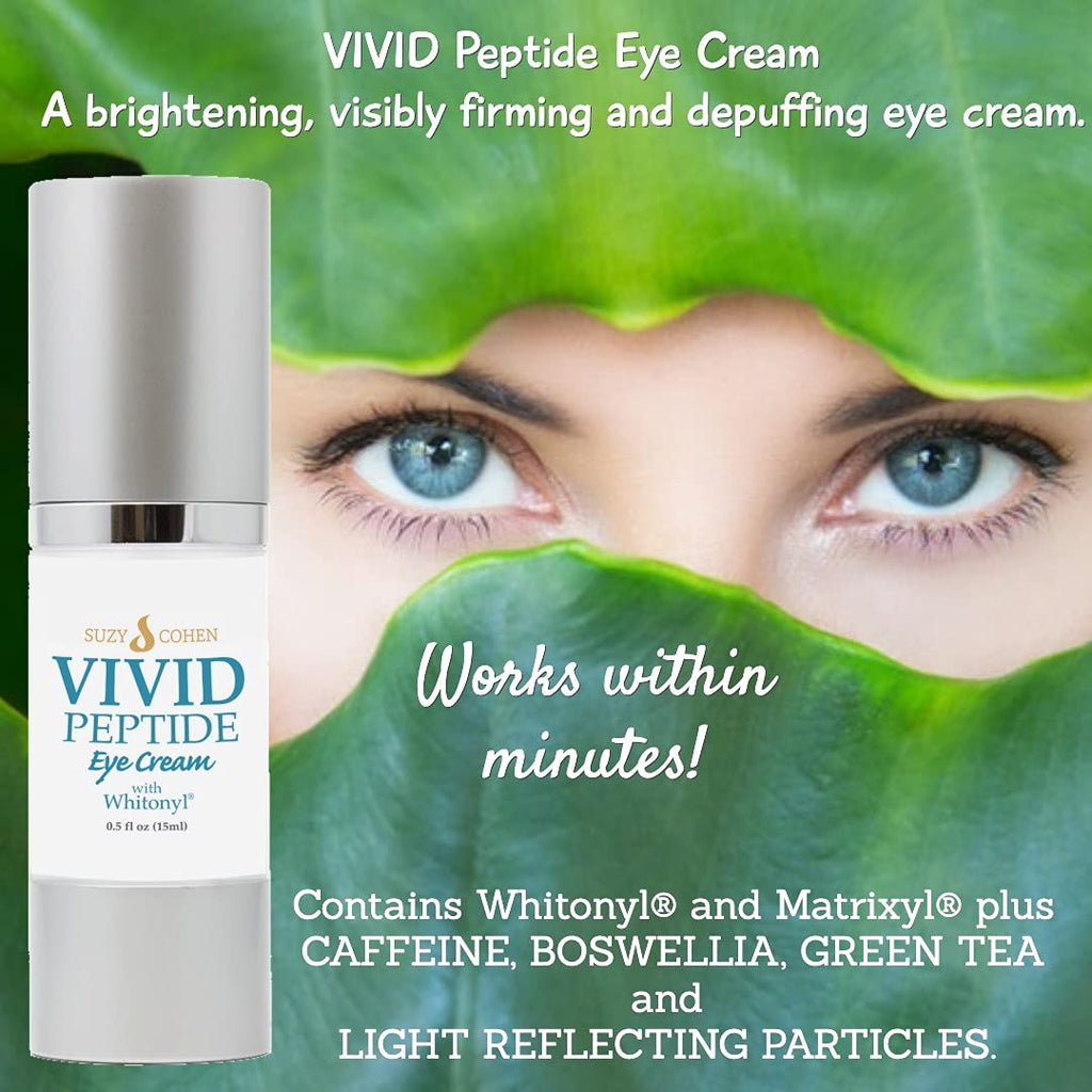 Script Essentials VIVID Peptide Eye Cream with Whitonyl – Dark Circles, Puffiness & Fine Lines, Hydration & Firmness