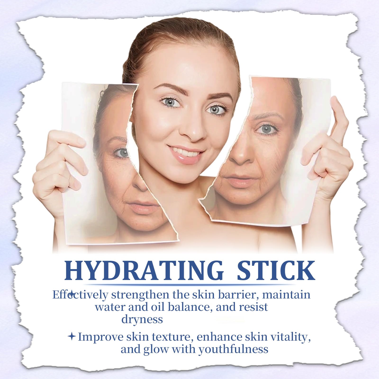 SCRLOUS Calcium Multi Balm 2-Pack | Korean Collagen Moisturizing Stick for Face, Eyes & Neck