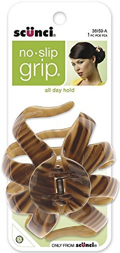 Scunci No-Slip Grip Large Octopus Clip – Pack of 7 (Color May Vary)