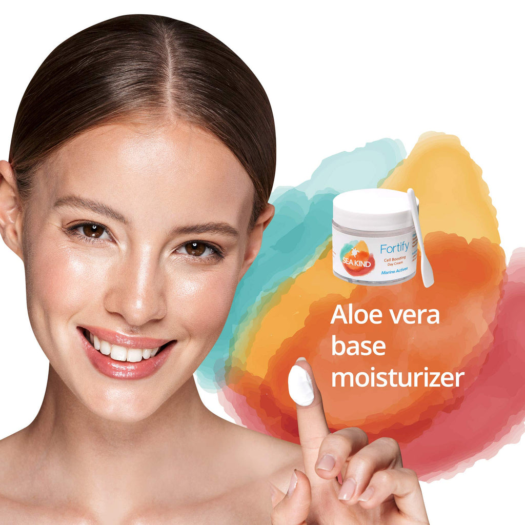 Sea Kind Fortify Cell Boosting Day Cream – Lightweight Marine Actives Moisturizer for All Skin Types