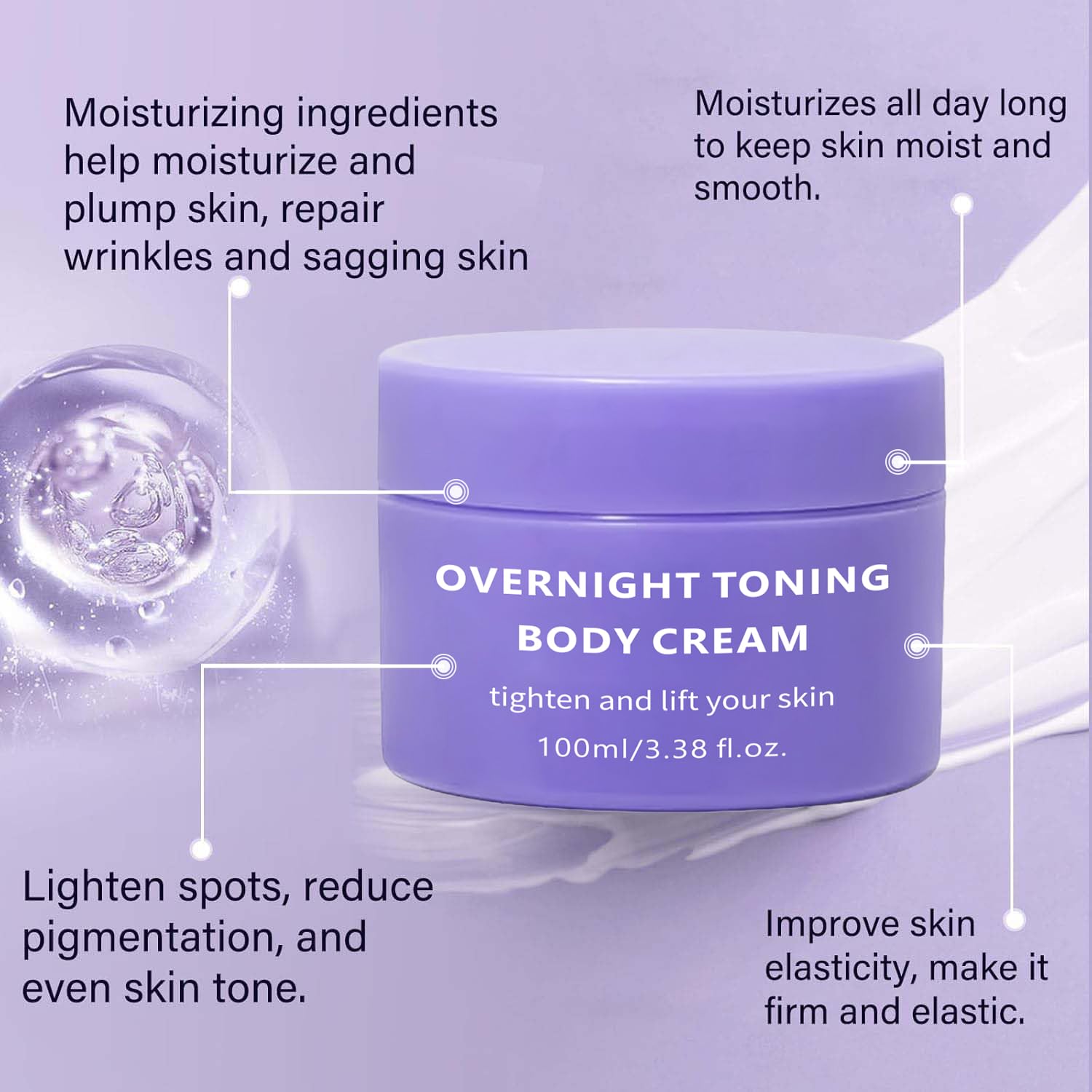 Sea-Maid Overnight Toning Cream – Firming Night Moisturizer for All Skin Types