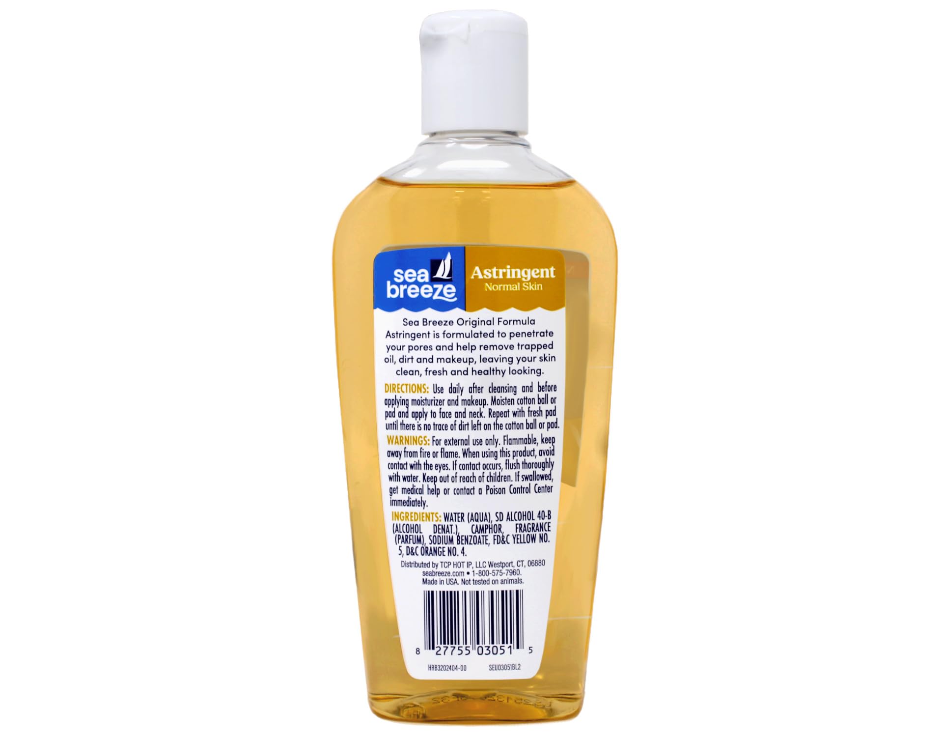 Sea Breeze Astringent for Normal Skin – Deep Clean Pores – 10 oz (Pack of 6)