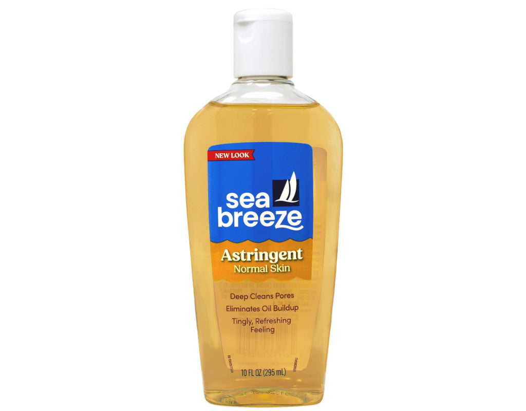 Sea Breeze Astringent for Normal Skin – Deep Clean Pores – 10 oz (Pack of 6)