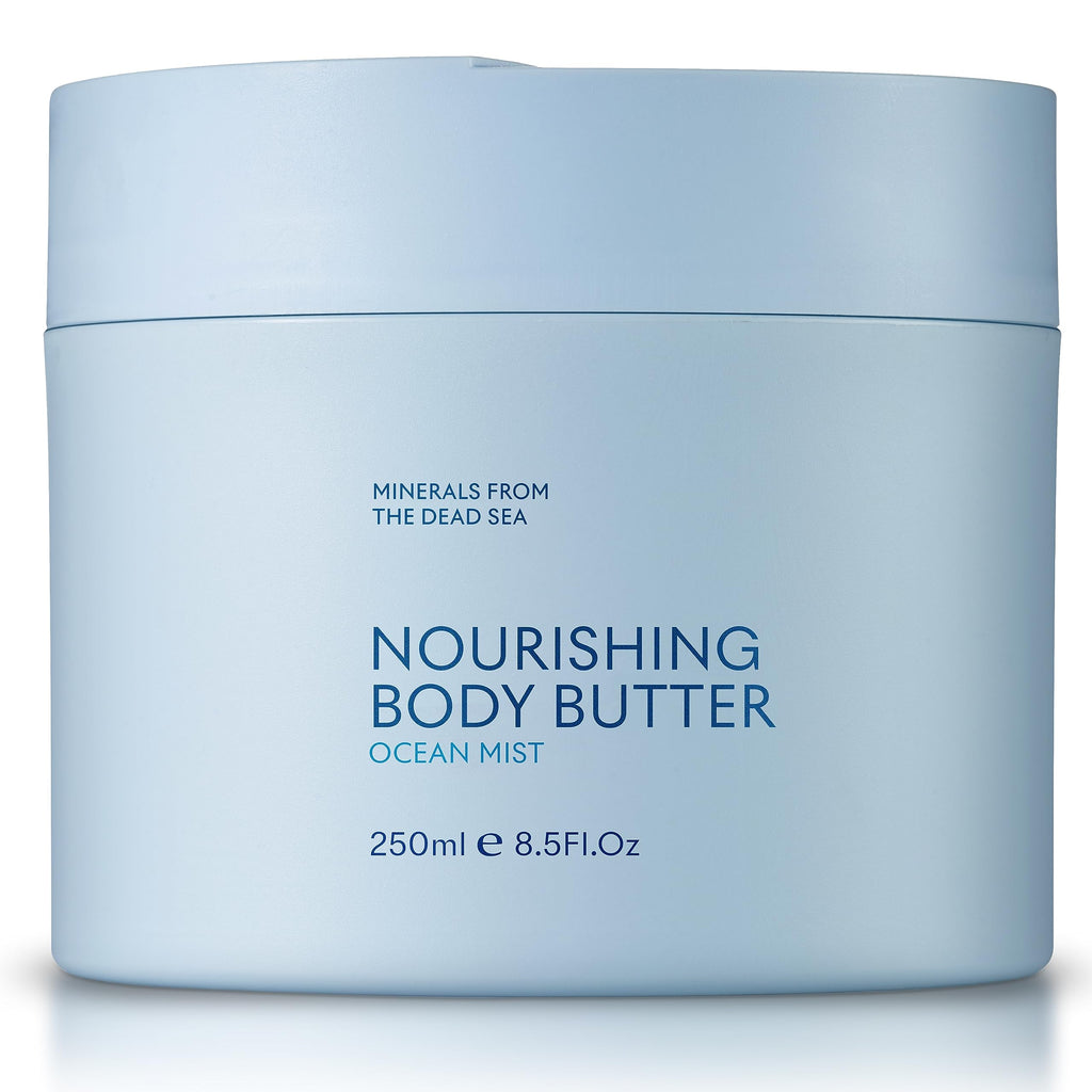 SEACRET Minerals Dead Sea Body Butter – Ocean Mist, Ultra-Rich Shea & Coconut Oil, 8.5 fl oz