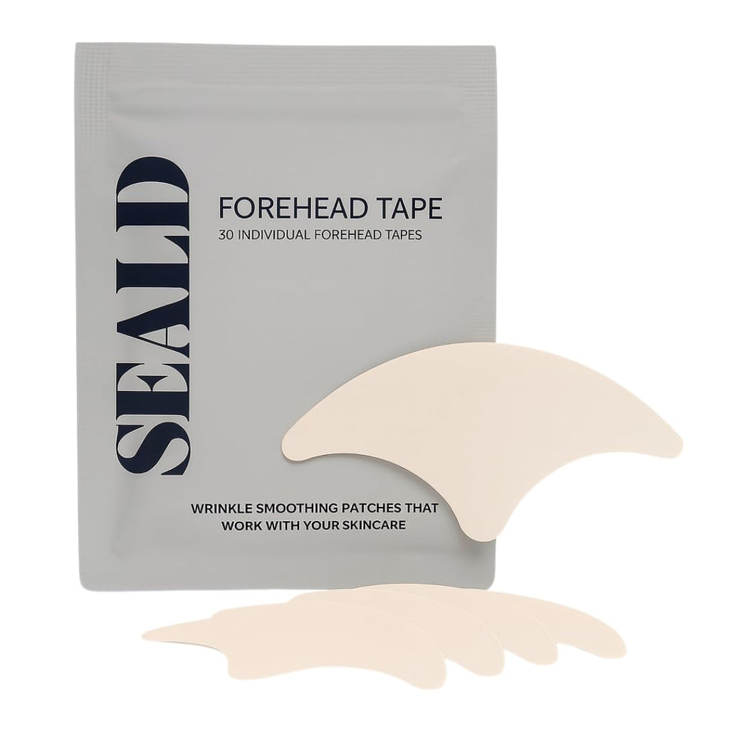 SEALD Forehead Tape – Wrinkle Smoothing Patches for Overnight Skin Care | 30 Patches