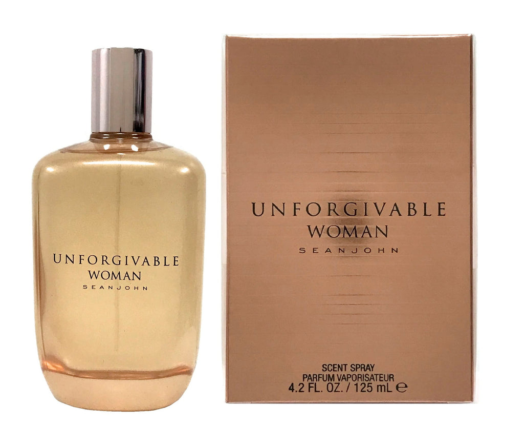 Sean John Unforgivable Woman Parfum Spray – 4.2 oz | Bold Fruity-Floral Scent