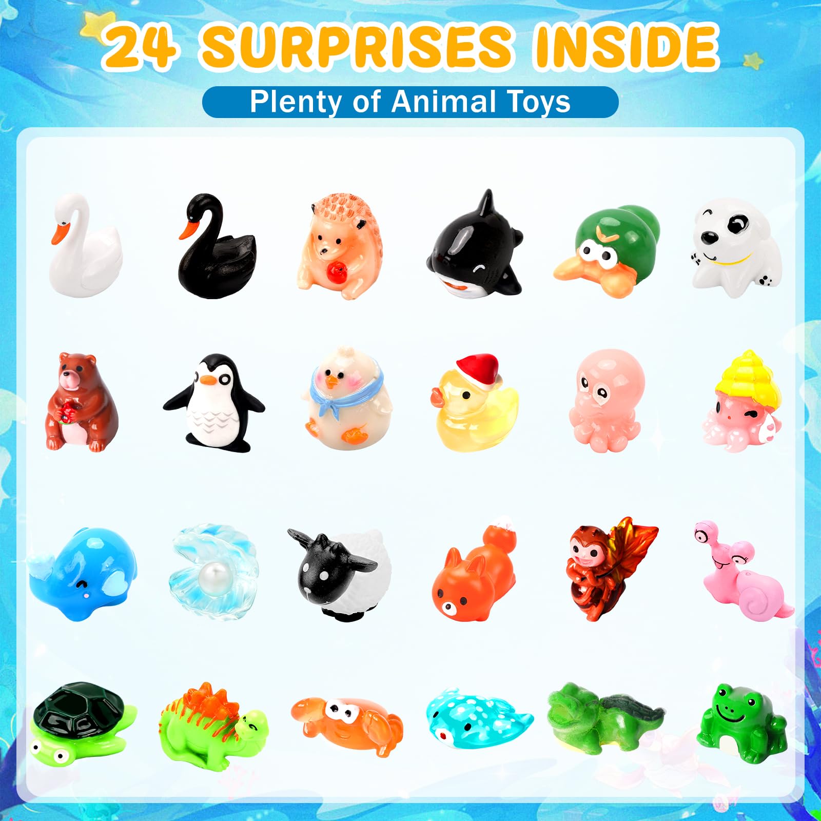 SeasonBliss Kids Bath Bombs — 24 Surprises and Toys (Ages 3+)