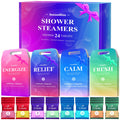 SeasonBliss Shower Steamers 24 Pack – 8 Scents, Individually Wrapped, Natural Shower Tablets