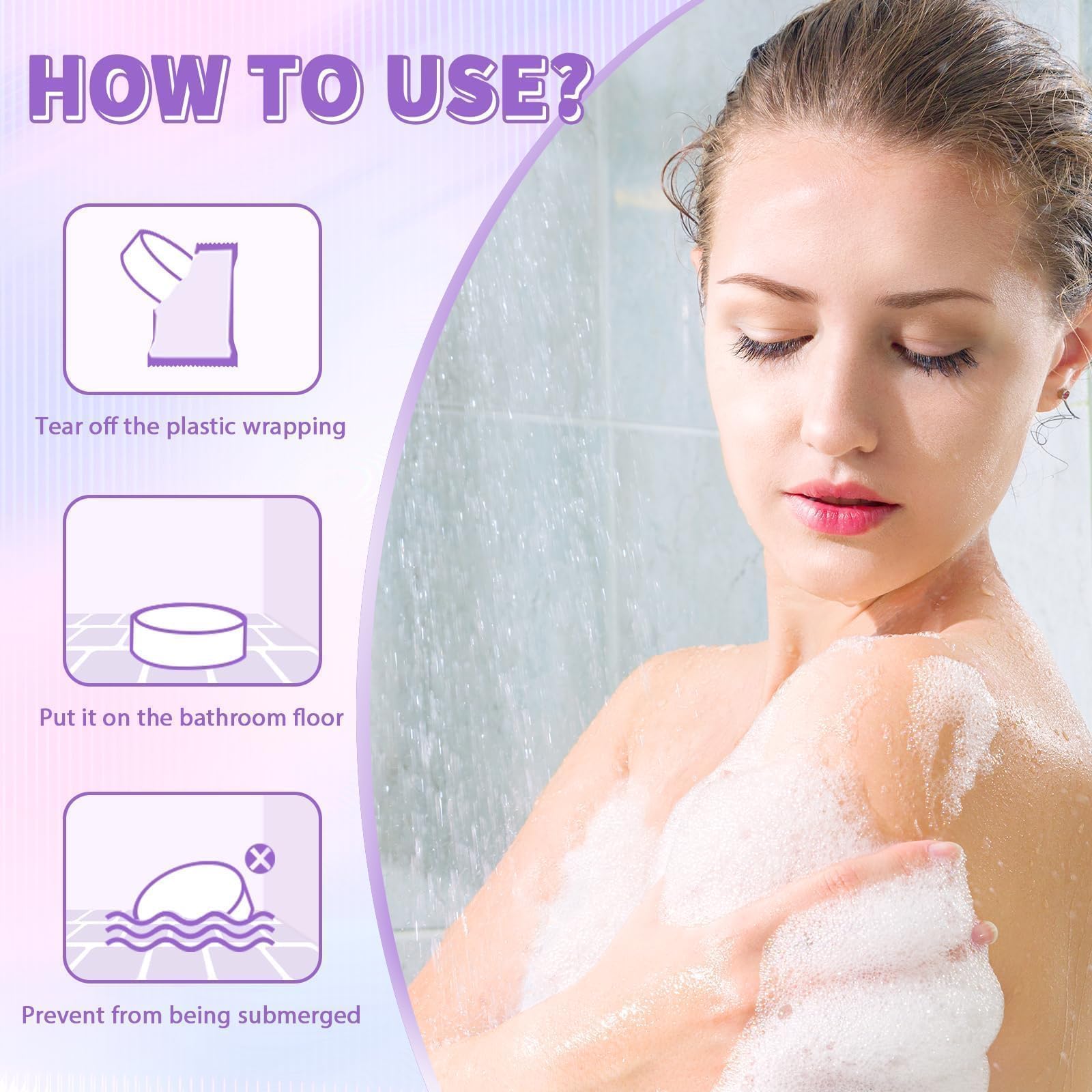 SeasonBliss Shower Steamers 24 Pack – 8 Scents, Individually Wrapped, Natural Shower Tablets