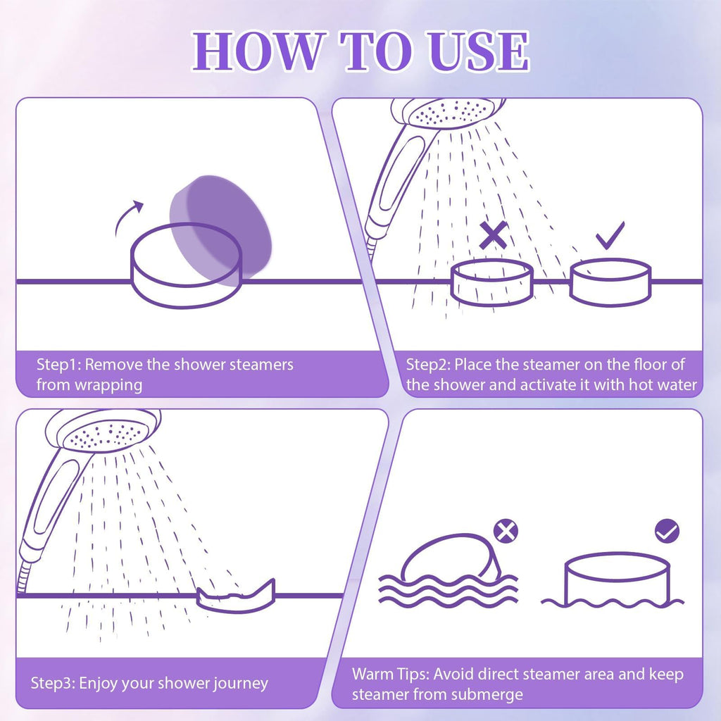 SeasonBliss Shower Steamers 18 Pack Set – 6 Scents, Natural Ingredients, Easy to Use & Giftable