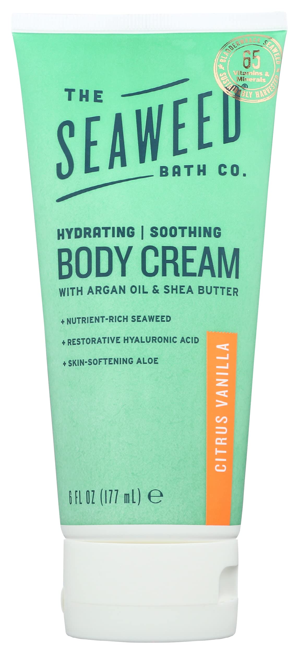 The Seaweed Bath Co. Hydrating Soothing Body Cream – Citrus Vanilla, 6 oz