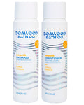 Seaweed Bath Co. Smooth Shampoo & Conditioner Set - Citrus Vanilla - Hydration with Aloe, Borage Oil & Broccoli Seed Oil