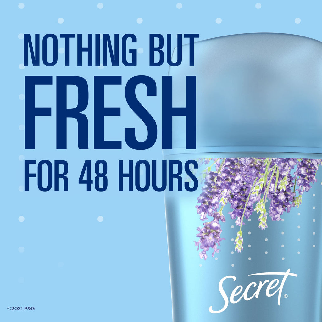 Secret Fresh Luxe Lavender Invisible Solid Antiperspirant & Deodorant — 3 Count