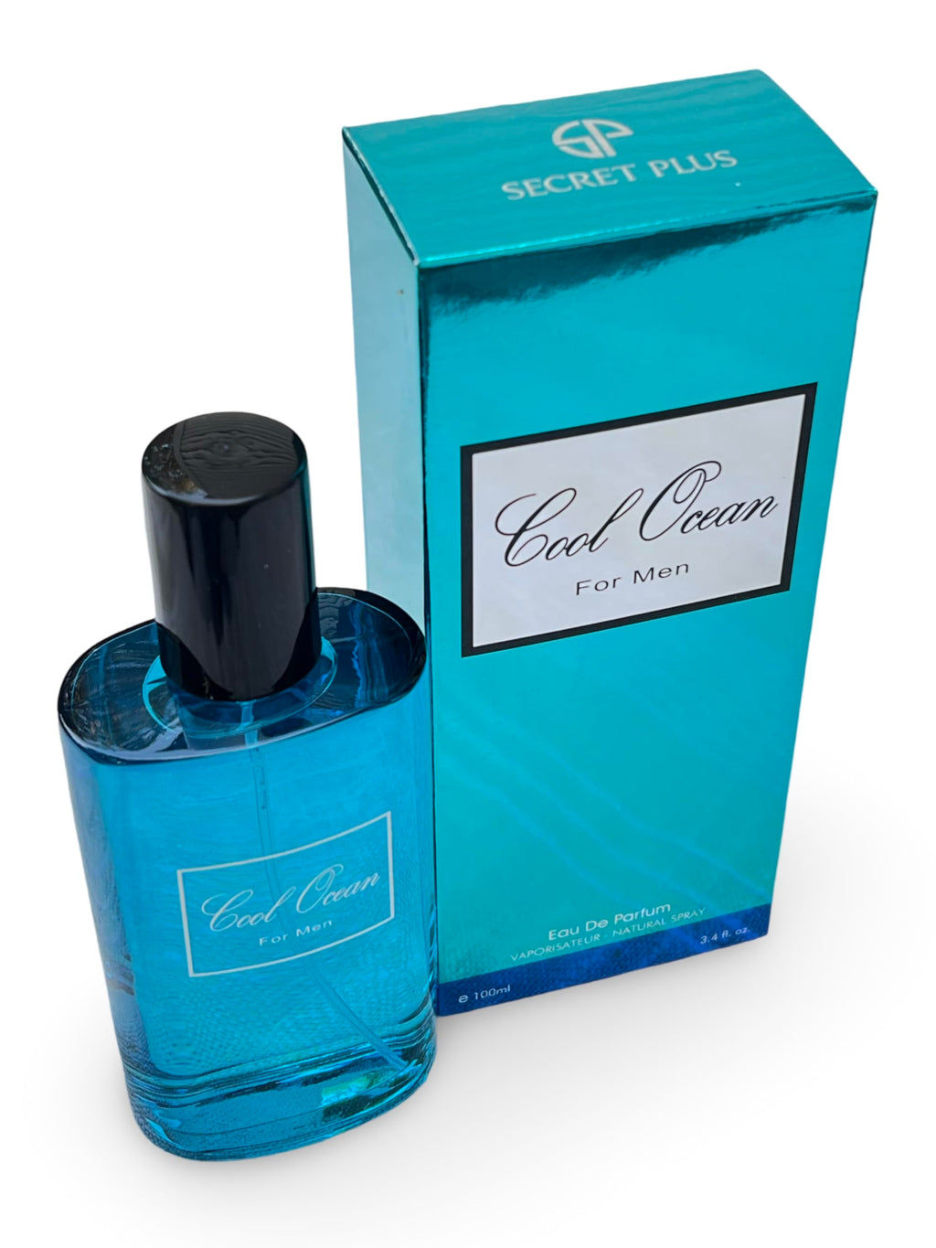 Secret Plus Cool Ocean for Men Eau de Parfum – Oceanic Fresh, Lavender & Mint | 3.4 oz