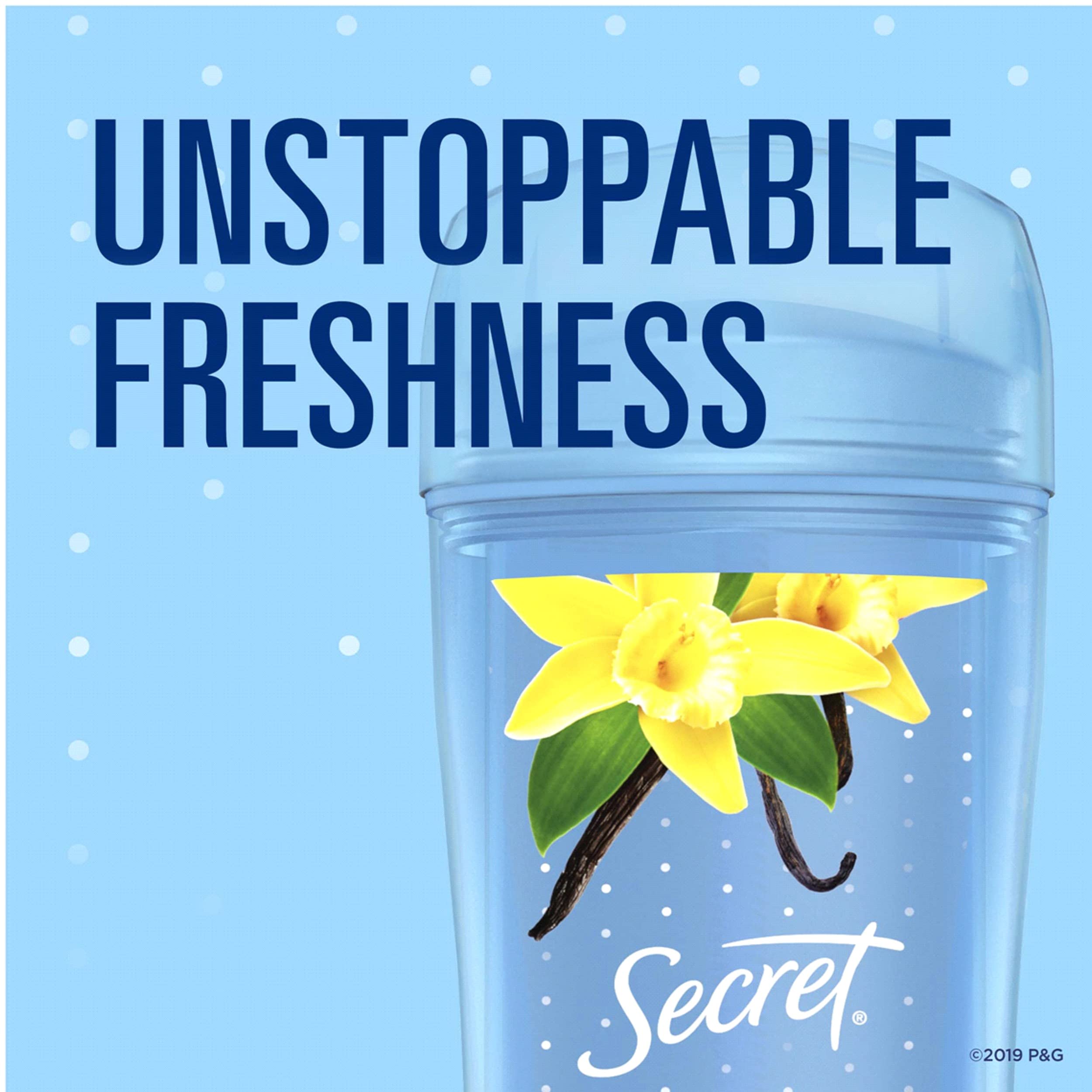 Secret Scent Expressions Va Va Vanilla Invisible Solid Antiperspirant Deodorant – Pack of 2, 2.6 oz Each