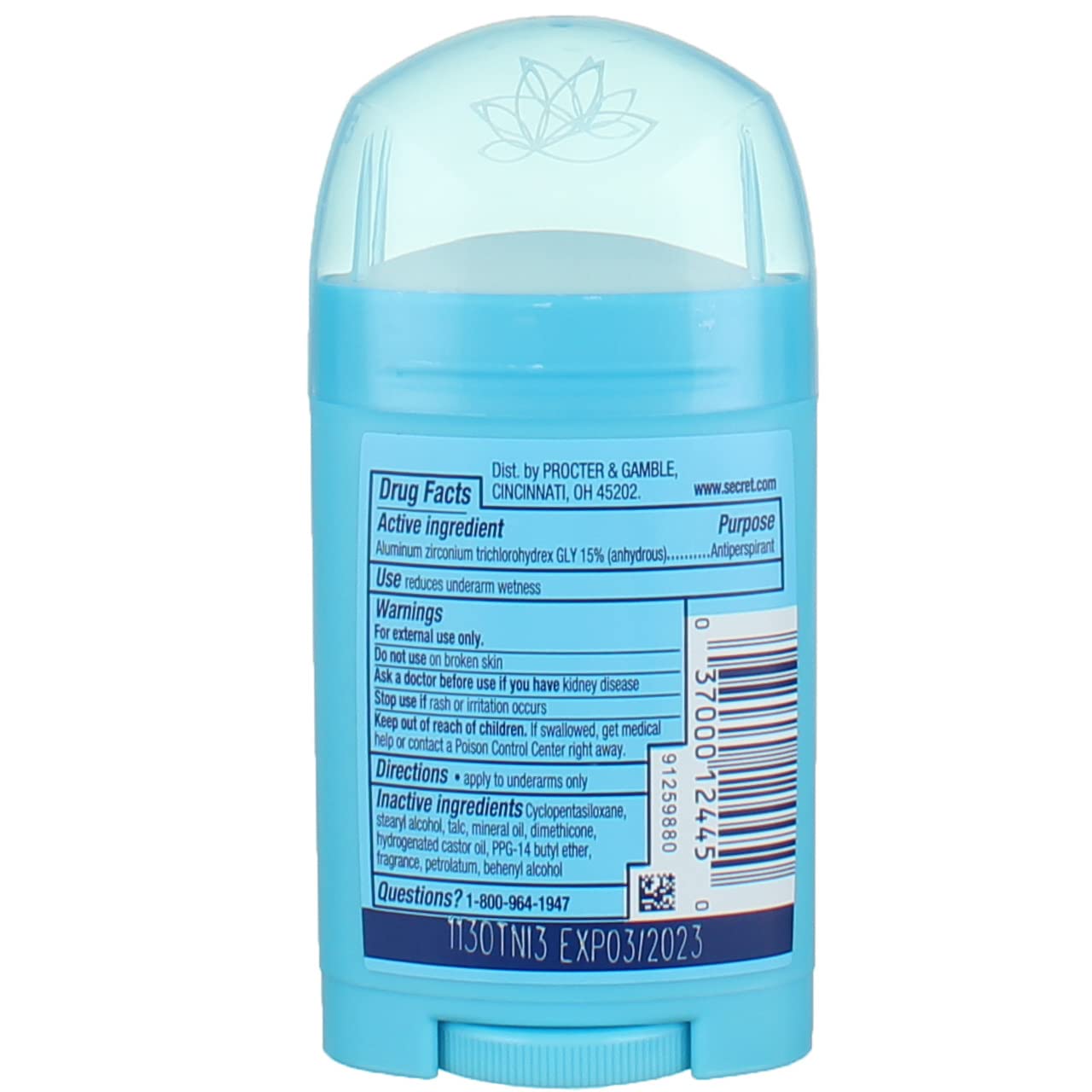 Secret Shower Fresh Anti-Perspirant Solid – 10 Pack (1.7 oz Each)