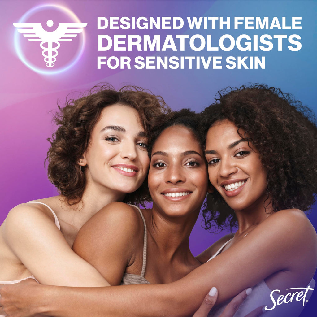 Secret Whole Body Deodorant Stick for Women — Unscented, Aluminum-Free, 72 HR Protection, 2.4 oz