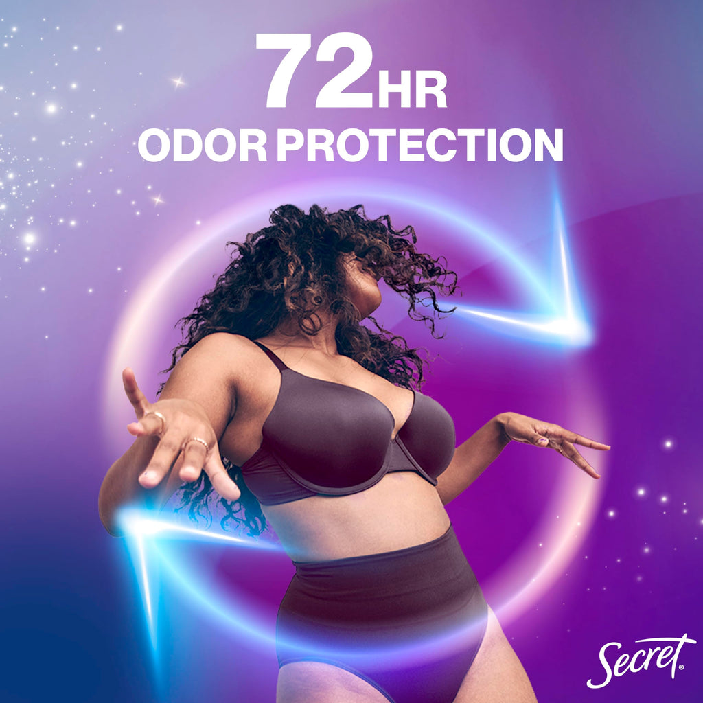 Secret Whole Body Deodorant Stick for Women — Unscented, Aluminum-Free, 72 HR Protection, 2.4 oz