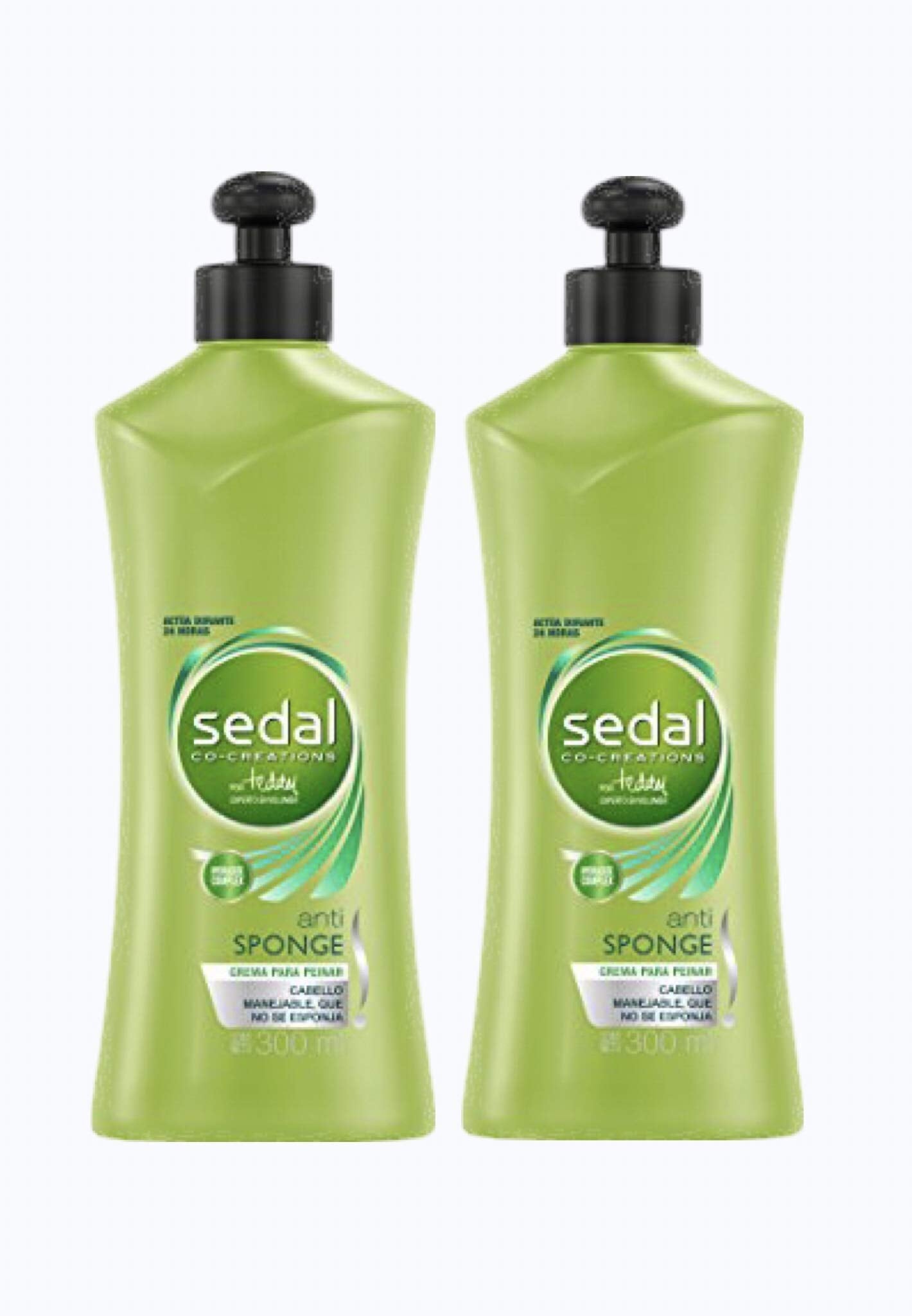 Sedal Anti Sponge with Hydracate Complex Cream for Styling 300 ml - 2 Pack