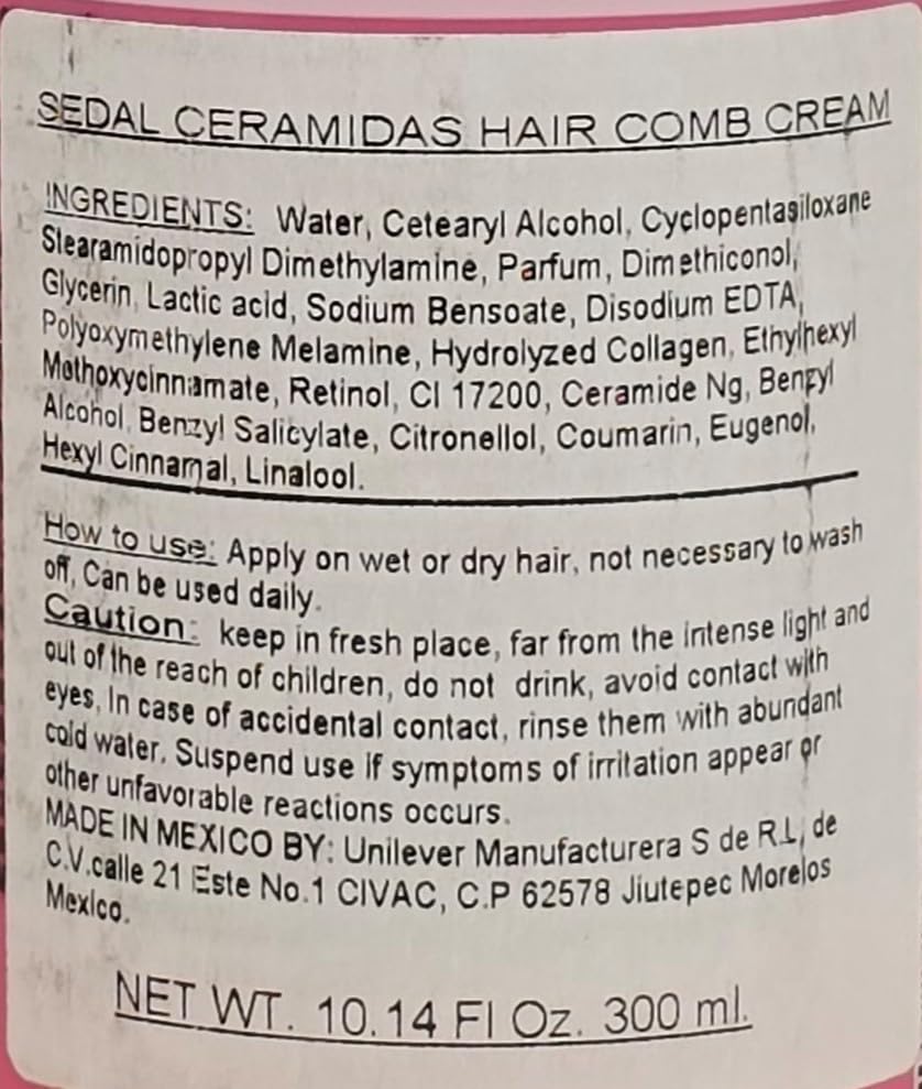 Sedal S.O.S. Ceramides Hair Styling Cream with Micro Ceramides – 2 x 300 ml