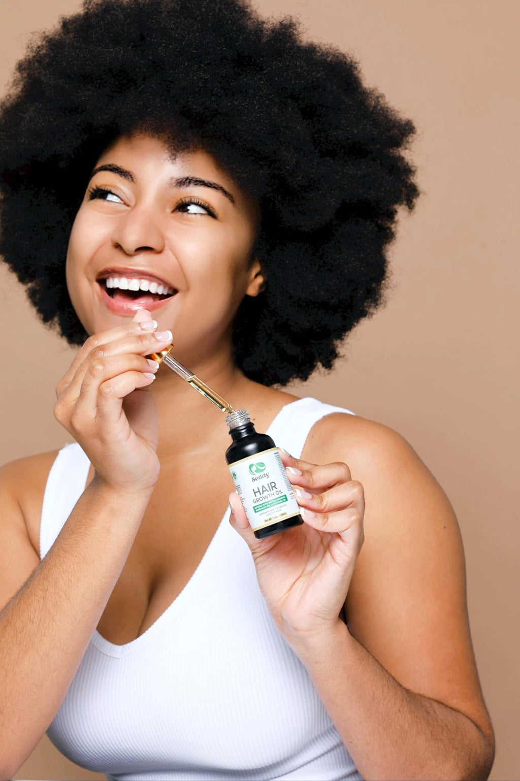 Seddy Hair Growth & Strengthening Oil with Caffeine, Rosemary & Biotin — 1.7 Fl Oz (Pack of 1)