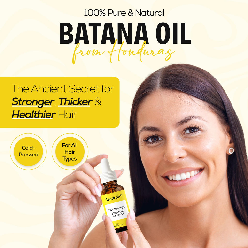 SEEDRAH Batana Oil for Hair Growth – 100% Pure & Natural, Honduras