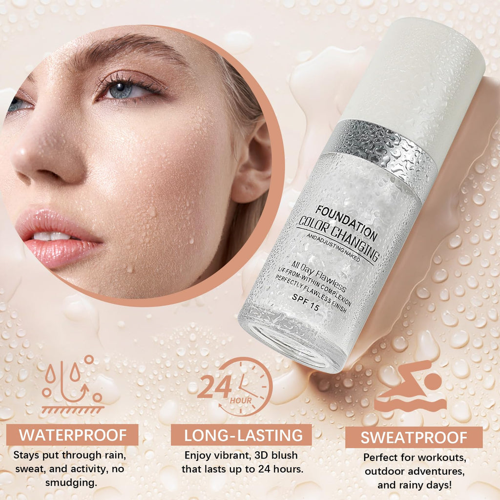 Sefudun Concealer Cover Cream – Colour-Changing Foundation with SPF 50