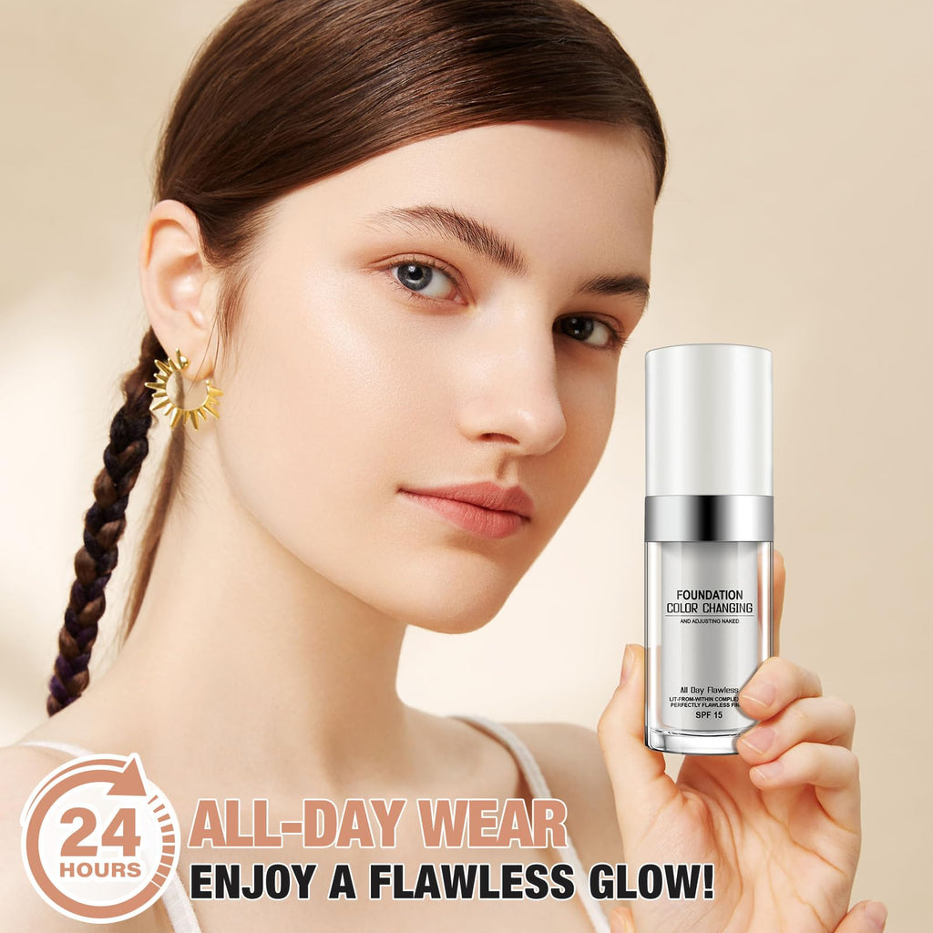 Sefudun Concealer Cover Cream – Colour-Changing Foundation with SPF 50