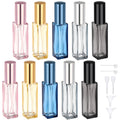 Segbeauty 10ml Empty Travel Perfume Bottle Set — 10 Glass Atomizers, Leakproof & Refillable