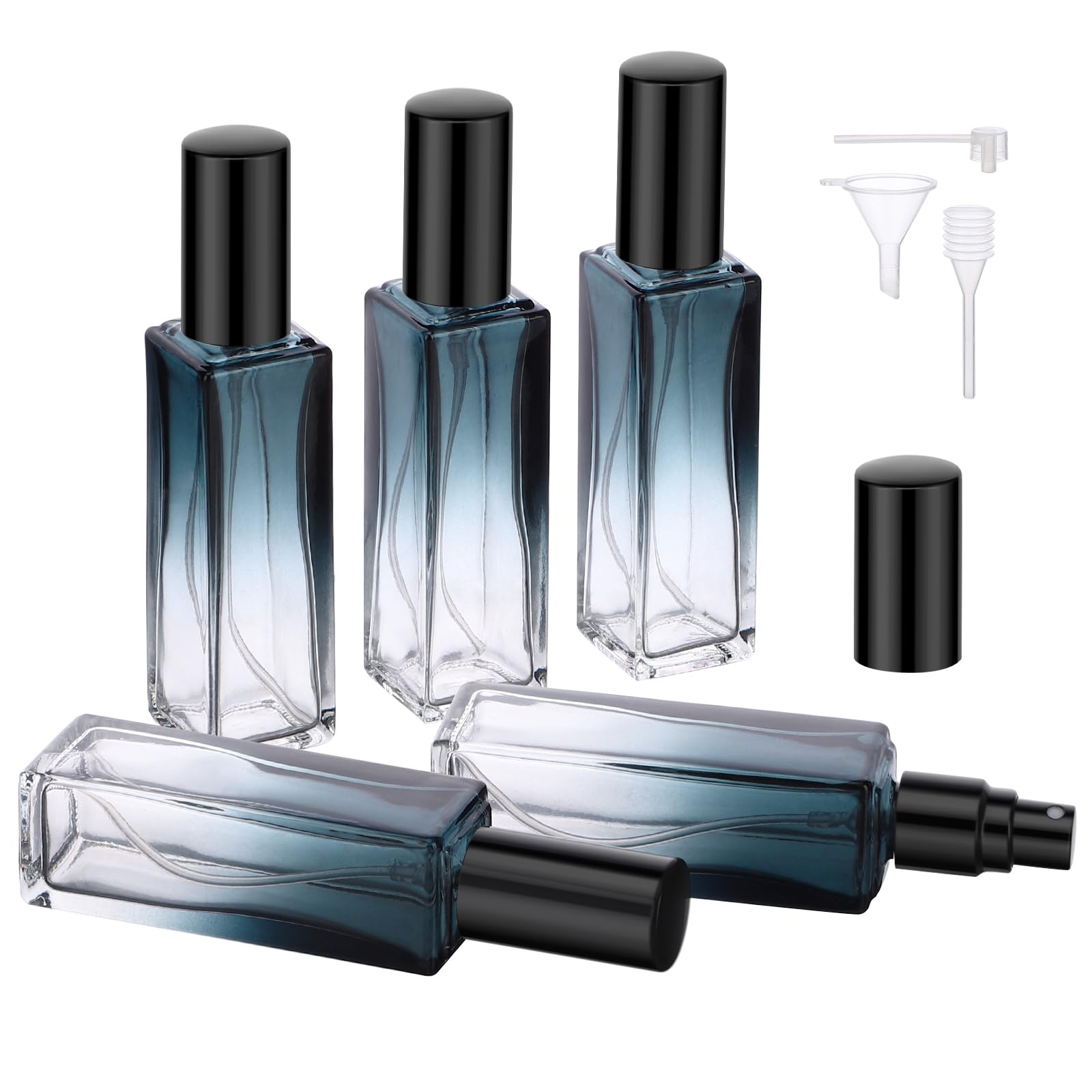 Segbeauty Glass Perfume Spray Bottle – 5-Pack 20ml Travel Atomizers