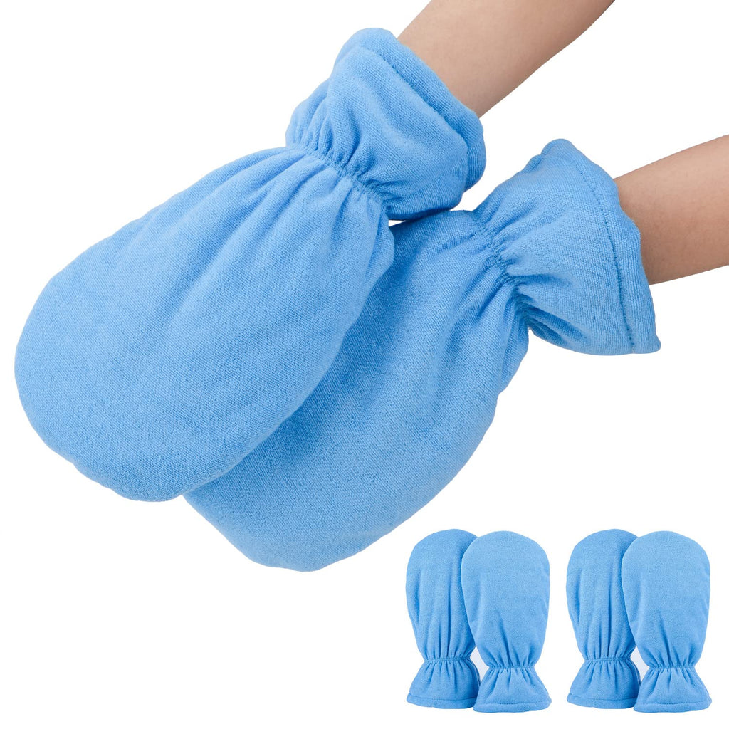 Segbeauty 4pcs Paraffin Wax Gloves – Heated Hand Spa Mittens, Blue