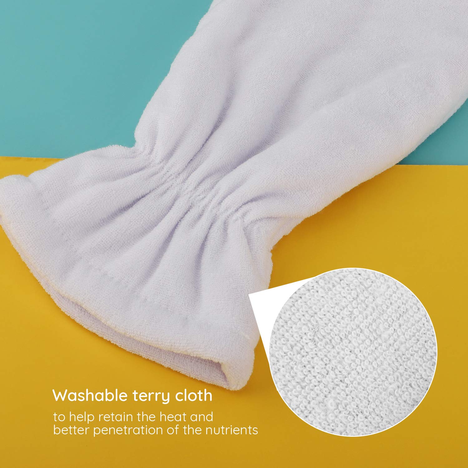 Segbeauty 4pc Paraffin Wax Mitts – Heated Hand Covers for Home Spa